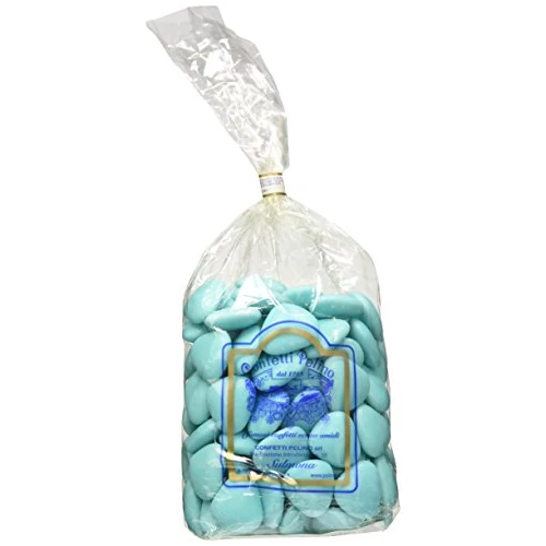 Offerta a tempo: Confetti Pelino Sulmona dal 1783 Confetti Celeste Cioccolato a Forma di Cuore - 500 gr — 32% da 15,59 € a 10,59 €