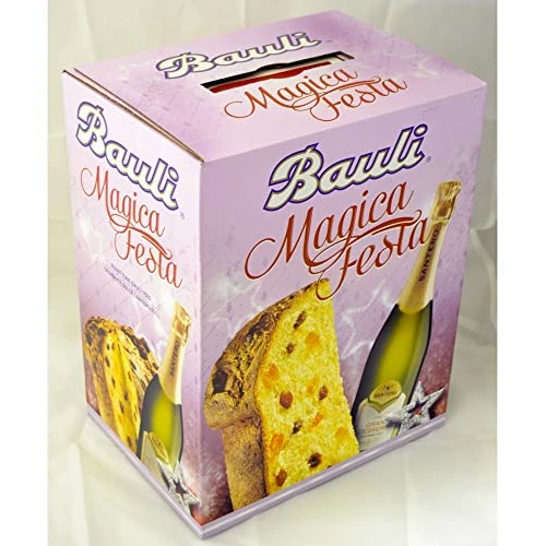 Baúl mágico fiesta panettone 750 g + espumante 75 cl (1000040272)