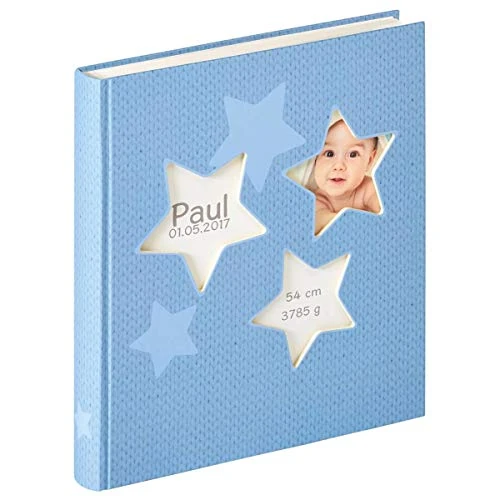 Limited-time offer: walther Design Photo Album Blue 28 x 30,5 cm Baby Album with Punched Cover, Baby Estrella UK-133-L from 23.57 £ to 23.57 £ (save 0.00%)