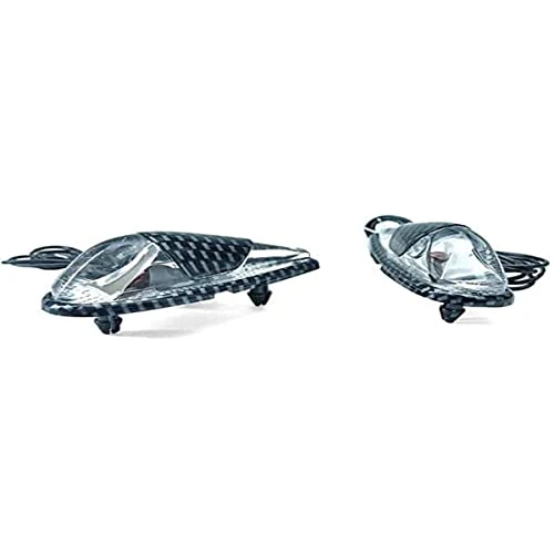 Zeitlich begrenztes Angebot: one by Camamoto cod 77206190 Kit Set Paar Selbstklebende Verkleidungspfeile Carbon Transparente Glaslampen 12V Motorrad Roller von 14.74 € auf 14.74 € (0.00% Rabatt)