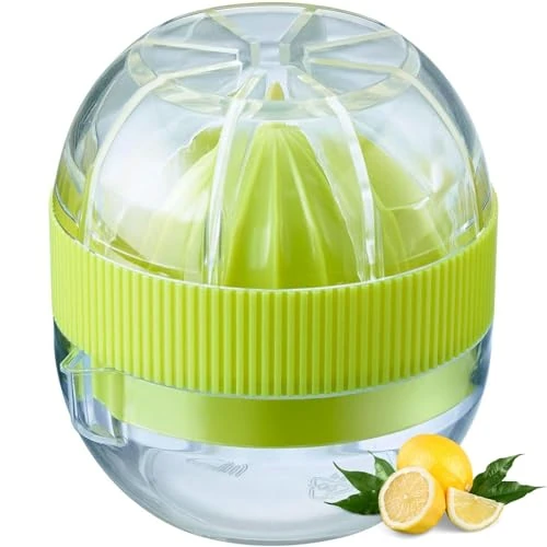 Zeitlich begrenztes Angebot: Westmark Kleine Zitruspresse mit Behälter und Deckel, Durchmesser: 7,2 cm, Fassungsvermögen: 50 ml, Kunststoff, Fresh and Fruity, Transparent/Grün, 30932280 von 10.99 € auf 10.99 € (0.00% Rabatt)
