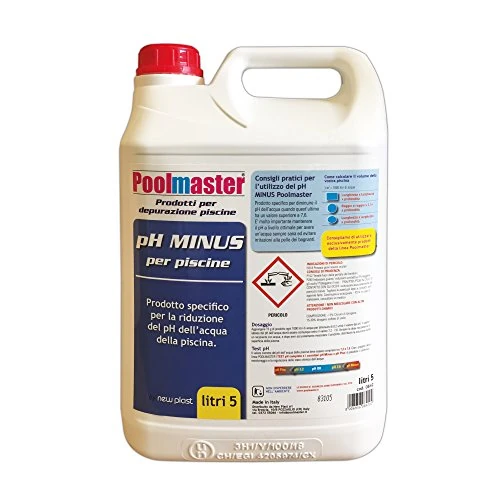 Offerta a tempo: New Plast 0842 - Correttore di pH Minus per Acqua Piscina, Tanica 5 lt - 0.00% da 20.90 € a 20.90 €