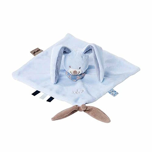 Nattou, VERDES- Sotel Kuscheltuch Bibou Kaninchen, 10IT5414673321143IT10, (NATALE321143)