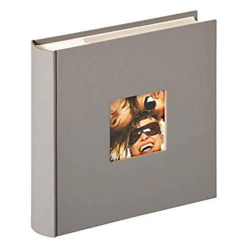Offerta a tempo: walther design Album Fotografico Grigio 200 Foto 10 x 15 cm Raccoglitore di Appunti con Ritaglio di Copertina, Fun ME-110-X - 43% da 17.67 € a 9.99 €