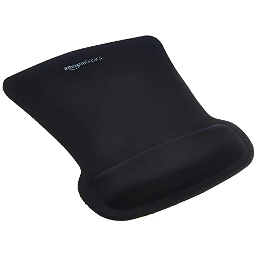 Oferta limitada: Amazon Basics Irregular Alfombrilla para ratón con reposamuñecas de Gel, 20 x 25 cm, Negro de 7.19 € a 6.29 € (ahorro 13%)