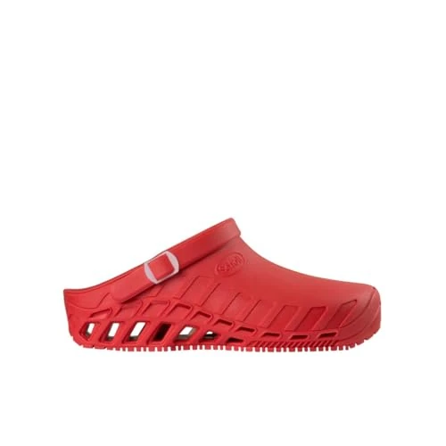 Scholl Clog Evo, Unisex - Adulto, Rosso, 43.5 EU