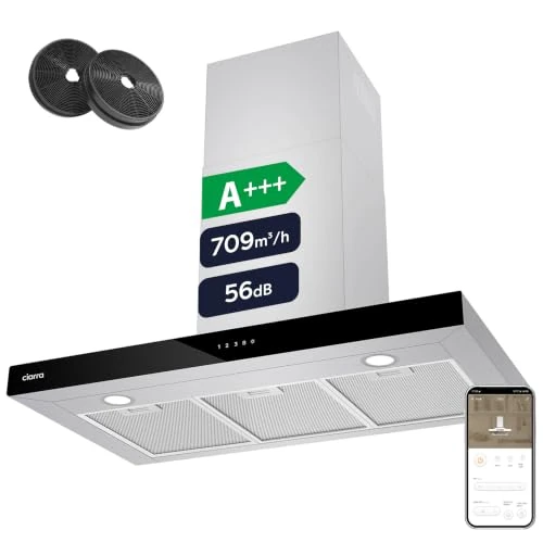 Oferta limitada: CIARRA CBCS9102 Campana Extractora 90 cm Clase A+++ 709 m³/h WiFi de 349.99 € a 289.00 € (ahorro 17%)