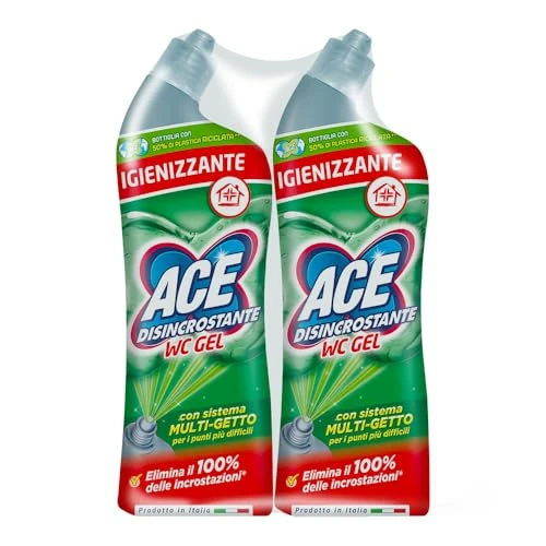 Offerta a tempo: ACE WC GEL Multigetto Disincrostante, 2 Confezioni da 700ml — 23% da 3,88 € a 2,99 €