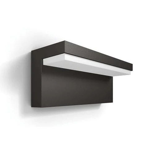 Zeitlich begrenztes Angebot: Philips Bustan LED Outdoor Wandleuchte (9 W), wetterfeste Außenleuchte mit warmweißer, dimmbarer LED Beleuchtung, anthrazit von 44.47 € auf 35.69 € (20% Rabatt)