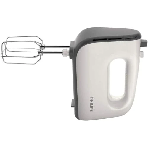 Philips Serie 5000 Batidora - Motor de 450 W, 5 Velocidades y Turbo, Mezcla Fuerte y Eficaz, Vaso de Forma Cónica, Fácil Expulsión, Gris Cachemira (HR3741/00)