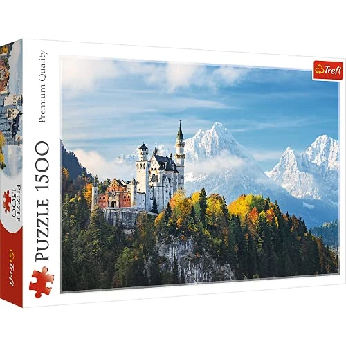 Limited-time offer: Trefl Bawarian Alps 1500 Piece Jigsaw Puzzle Red 33"x23" Print, DIY Jigsaw, Creative Fun, Classic Puzzle for Adults and Children from 14 Years Old from $21.99 to $21.99 (save 0.00%)