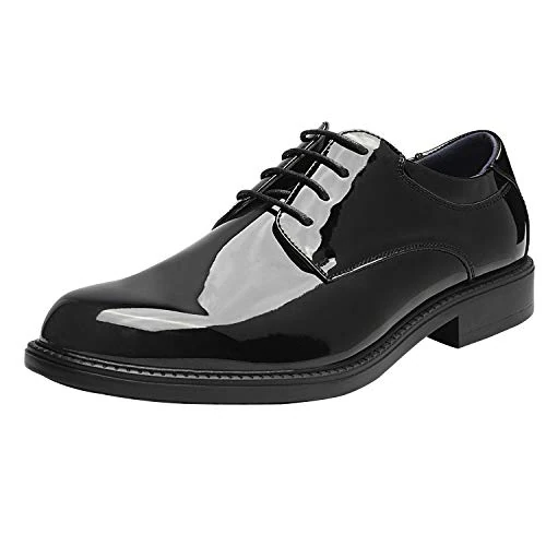 Oferta limitada: Bruno Marc Zapatos de Vestir Oxfords Zapatos de Cordones Clásico Zapatos de Traje Formales Derby para Hombre,Size 48,Negro/Pat,DOWNING-02 de 45.99 € a 40.79 € (ahorro 11%)