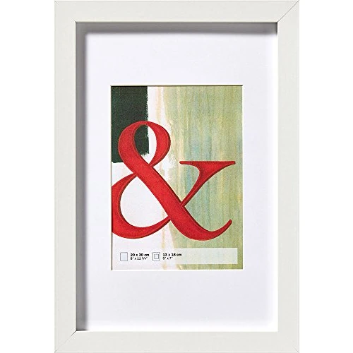Limited offer: walther design Picture Frame White 40 x 60 cm Stockholm Wooden Frame EA460W from 55.95 EUR to 33.78 EUR (save 40%)