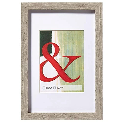 Offre limitée : walther design Cadre Photo Gris 50 x 70 cm Verre véritable Stockholm Cadre en Bois EA070D de 56.48 € à 56.48 € (0.00% de remise)