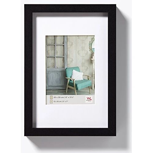 Limited offer: Walther design Picture Frame Black 40 x 60 cm Stockholm Wooden Frame EA460B from 32.09 EUR to 30.88 EUR (save 4%)