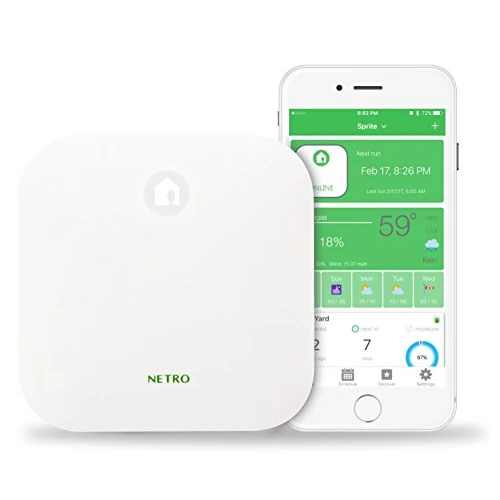 Offre limitée : Netro Contrôleur d'arrosage intelligent, Wifi, sensible à la météo, accès à distance, 12 zones, compatible avec Alexa de 119.99 € à 119.99 € (0.00% de remise)