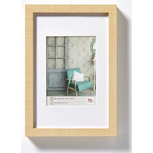 Limited-time offer: walther design Picture Frame Natural 40 x 50 cm Genuine Glass Stockholm Wooden Frame EA050H from 66.31 £ to 8.37 £ (save 87.38%)
