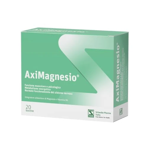 Offerta a tempo: Pegaso Aximagnesio - Integratore Alimentare di Magnesio - 20 Bustine — 54% da 22,00 € a 10,02 €
