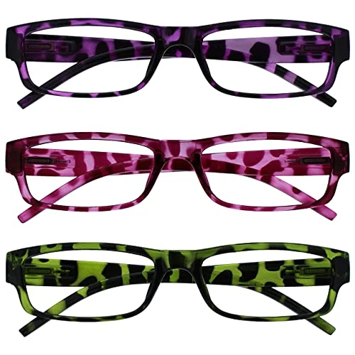 Offerta a tempo: OPULIZE Porpora Rosa Verde Leggero Comodo Lettori Valore 3 Pacco Uomo Donna Rrr32-546 +1,50-88 Gr - 15% da 12.36 € a 10.50 €