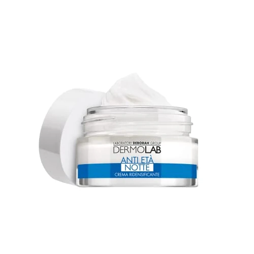 Offerta a tempo: Dermolab - Crema Viso Notte Antiage Ridensificante per Tutti i Tipi di Pelle, con Pool di Acido Ialuronico, Effetto Lifting e Tonificante, Leviga le Rughe, Dermatologicamente Testato, 50 ml - 0.00% da 15.90 € a 15.90 €