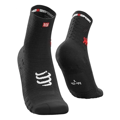 Offre limitee: COMPRESSPORT Homme Pro Racing Socks V3.0 High Chaussette Running, Noir, 45-48 EU de 16.00 EUR a 9.99 EUR (economie 38%)
