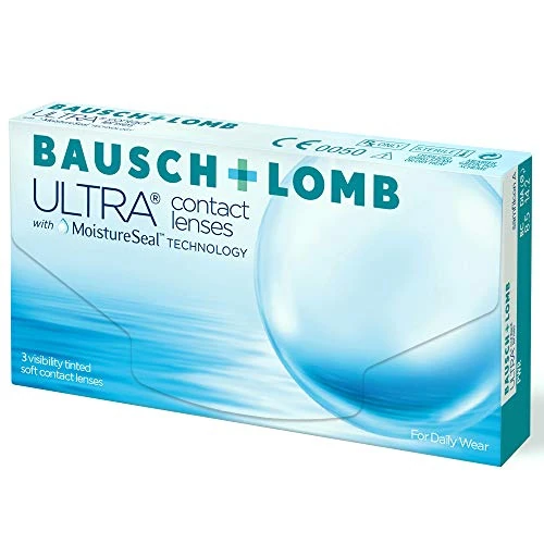 Bausch + Lomb Ultra miesięczne soczewki kontaktowe z technologią MoistureSeal, 3 sztuki / BC 8.5 mm / DIA 14.2 / moc -03.25 dioptrii