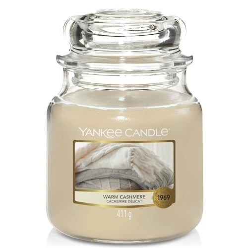 Limited-time offer: Yankee Candle Scented Candle | Warm Cashmere Medium Jar Candle| Burn Time: up to 75 Hours from 24.99 GBP to 23.94 GBP (save 4%)