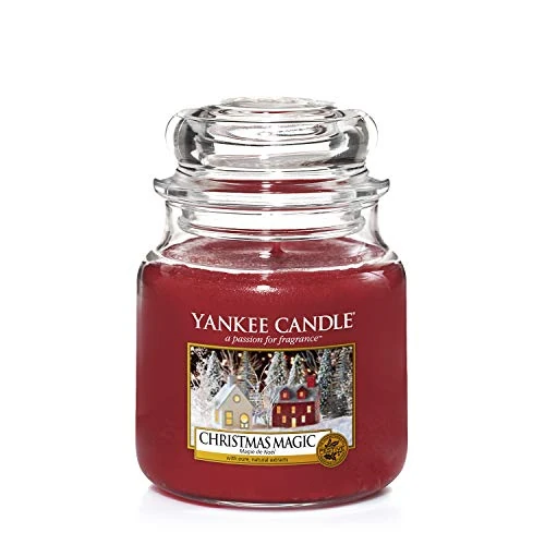 Yankee Candle Geurkaars in glas (middelgroot) | Christmas Magic | Brandduur tot 75 uur