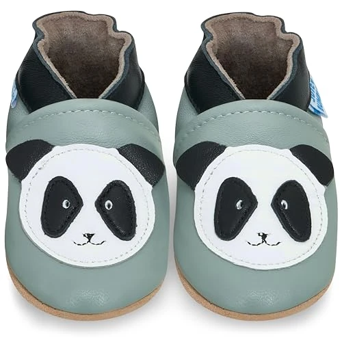 Offre limitée : Chausson Bebe Fille Chaussons Cuir Souple Bébé Panda 12-18 Mois de 20.99 € à 20.99 € (0.00% de remise)