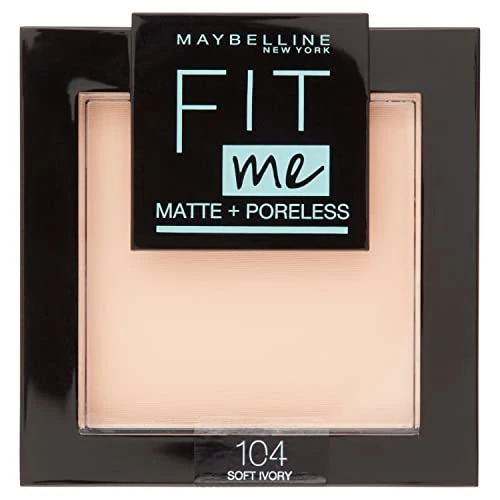 Limited-time offer: Maybelline New York Fit Me Matte & Poreless Powder - 104 | Soft Ivory from 7.88 £ to 6.87 £ (save 13%)