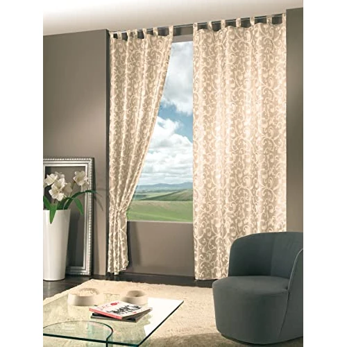 Zeitlich begrenztes Angebot: Home Collection MON116 Vorhang Monaco Jacquard 140x290 cm, Polyester, Natur, 140L x 290A cm (1 Pannelli) von 23.83 € auf 23.83 € (0.00% Rabatt)
