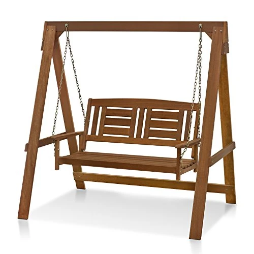 Oferta limitada: Furinno Tioman Columpio de Madera para Porche duro con Soporte de Aceite de Teca, Naturales de 441.99 € a 441.99 € (ahorro 0.00%)