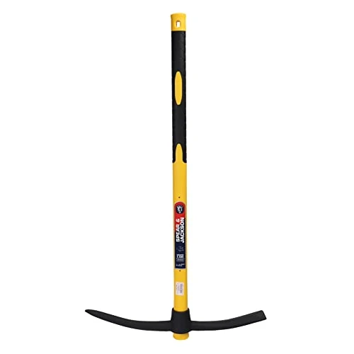 Offerta a tempo: Spear & Jackson 81825 Piccone con manico trimatico 2,5 kg, nero/giallo — 5% da 46,80 € a 44,32 €