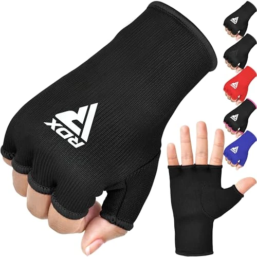 Offerta a tempo: RDX Fasce Boxe Sottoguanti Interni Bende, Elastiche Mani Pollice Supporto Polso, Pugno Protezione Bendaggi Pugilato Guanti, Muay Thai MMA Allenamento Kick Boxing Arti Marziali Punzonatura, Uomo Donna - 0.00% da 17.99 € a 17.99 €