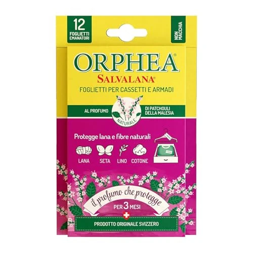 Offerta a tempo: Orphea Patchouli Salvalana, Cassetti E Armadi 12 foglietti, Fragranza Malesia, Media - 39% da 3.87 € a 2.38 €