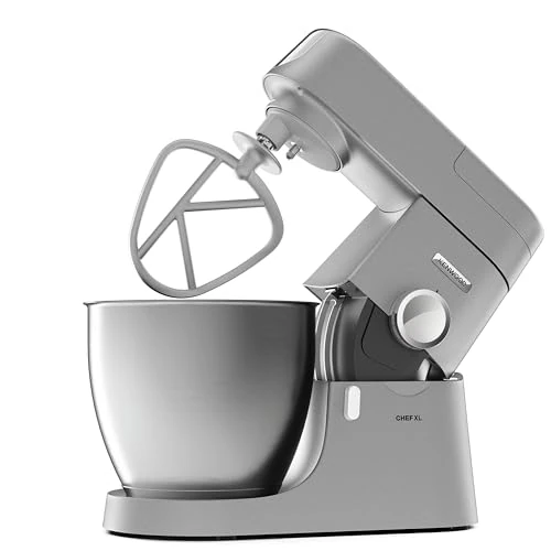 Begrenztes Angebot: Kenwood Chef XL KVL4100S – Küchenmaschine mit großer 6,7 l Edelstahl-Rührschüssel, multifunktionaler Küchenhelfer, 1200 W, inkl. 3-teiligem Patisserie-Set, silber von 224.90 EUR auf 224.90 EUR (Rabatt 0%)