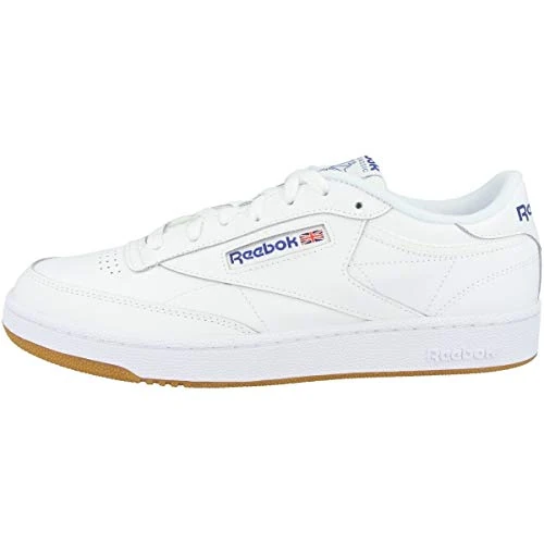 Reebok Club C 85 Buty Sportowe Uniseks, Biały (Intense-White/Royal-Gum), 36.5 EU