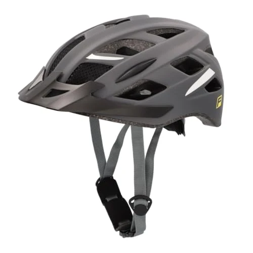 Limited-time offer: Fischer Urban Levin Adult Bicycle Helmet, City Helmet, S/M, 52-59 cm, Grey, with Illuminated Inner Ring System from 44.99 £ to 27.39 £ (save 39.12%)