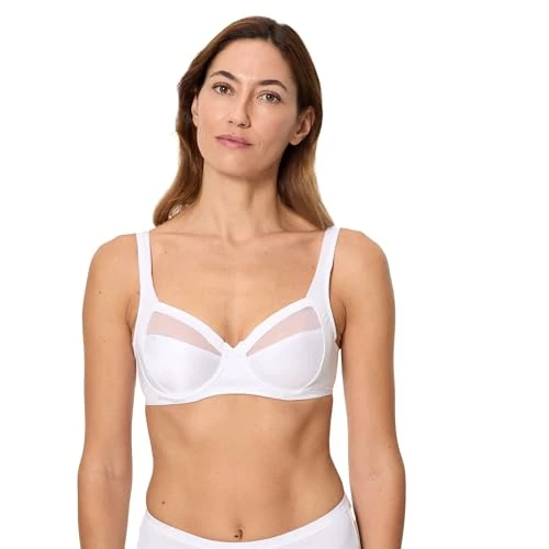 Oferta limitada: Playtex Sujetador Con Aro Perfect Silhouette, Sujetador con aros, Mujer, Blanco, 105E de 32.99 € a 30.59 € (ahorro 7%)