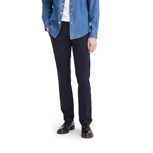 Dockers Heren Slim Fit Easy Khaki Broek, Dockers Marine, 30W / 30L