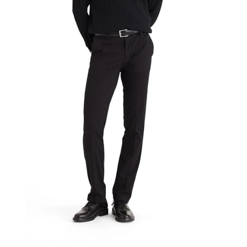 Zeitlich begrenztes Angebot: Dockers Herren Easy Khaki Slim Fit Refined Chinos, Black, 34W / 30L von 49.22 € auf 49.22 € (0.00% Rabatt)