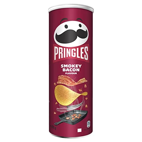 Offerta a tempo: Pringles Smokey Bacon Snack Salato Gusto Pancetta 175g - 50% da 3.19 € a 1.59 €