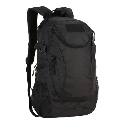VINBAGGE Sac à Dos Tactique Militaire 25L, Sac d'Assaut 600D Robuste & Imperméable pour Moto, Crossfit, Hyrox, Chasse - Petit Musette Randonnée Homme Femme & Bug Out Bag
