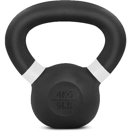 Limited-time offer: Yes4All QZHJ Powder Coated Kettlebell Weight, 4 kg, White from 19.52 £ to 19.52 £ (save 0.00%)
