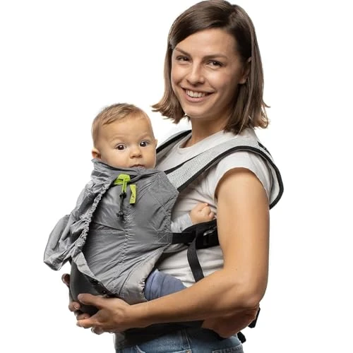 Offerta a tempo: Boba Air Grey - Marsupio Porta Bebe Ergonomico Neonato da Viaggio Ultra Leggero - 52% da 69.95 € a 33.24 €