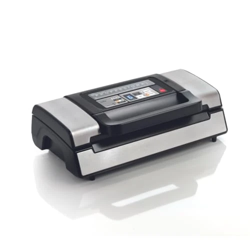 LAICA Food Vacuum Sealer Machine & Bag Sealer Heat Seal - with Extra Bags, Double Suction Pump & Sealing Bar & Jar Sealing Function