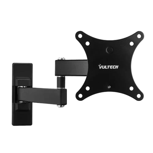 VulTech BTV-1326LITE Staffa da Parete per TV 13-26" - Braccio Girevole ed Estendibile, VESA Max 100x100, Portata 15kg