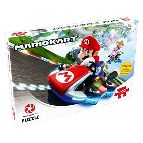 Mario Kart Funracer Puzzle 1000 pezzi - Italian Edition