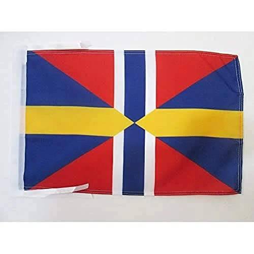 Offre limitée : AZ FLAG - Drapeau Suède-Norvège 1814-1905 - 45x30 cm - Pavillon Suédois Norvégien 100% Polyester Avec Deux Cordelettes - 20g de 7.95 € à 7.95 € (0.00% de remise)