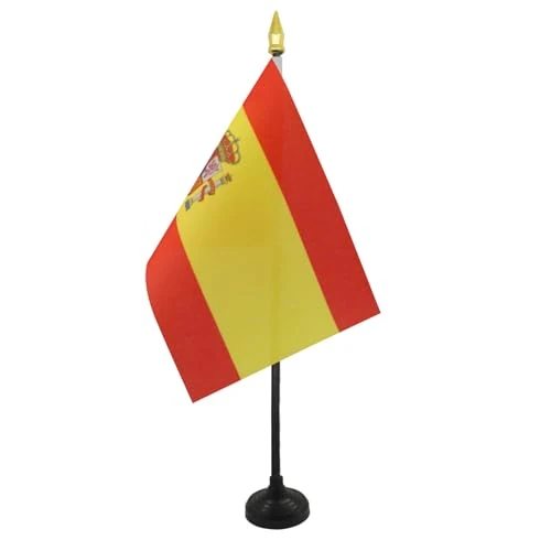 Zeitlich begrenztes Angebot: AZ FLAG Tischflagge Spanien 15x10 cm Polyester 100D Kunststoffsockel von 7.95 € auf 4.94 € (38% Rabatt)